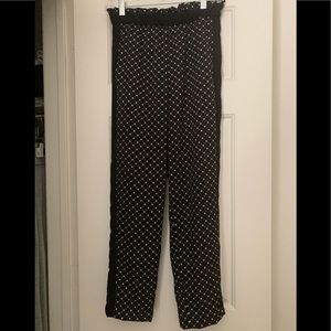 H&M pants black and beige size 2